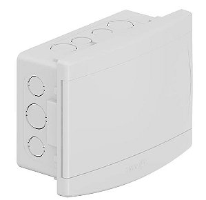 QUADRO DE EMBUTIR TIGRE PVC EMB C/BARR 06/08 BCO