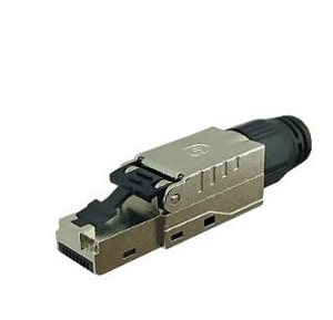 CONECTOR MACHO RJ45 CAT6A STP TOOLESS INDUSTRIAL WT-2610-STP-CAT6A