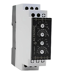 RELE TEMPORIZADOR MULTIFUNCAO 24-240VCA/VCC 1 SPDT 0-1SEGS-100HRS TMF-01-MC ALTRONIC