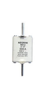 FUSIVEL NH2 300A 500V RETARD NH2300500 NEGRINI