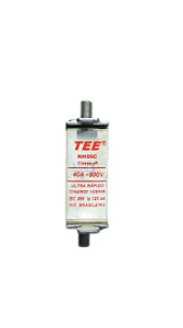 FUSÍVEL NH000 40A 500V EFEITO ULTRA RÁPIDO TEE