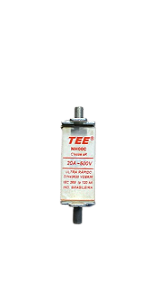 FUSÍVEL  NH000 20A 500V EFEITO ULTRA RÁPIDO TEE