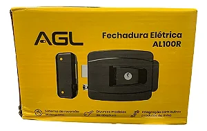FECHADURA ELETRICA REVERSIVEL 12V AL100R REVERSIVEL 1362 CINZA AGL