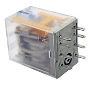 RELE AUXILIAR 8 PINOS 2NA+2NF HH52P 24VCA JNG