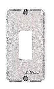 TAMPA 1 TECLA VERTICAL PARA CONDULETE 3/4" S/PINT. TAMONTINA