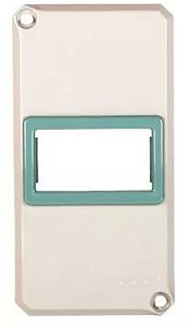 TAMPA MODULAR 1 POSTO HORIZONTAL PARA CONDULETE 1" LIZ/LUX 56117046 TRAMONTINA