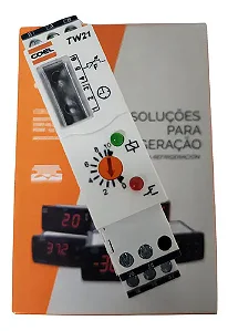 TEMPORIZADOR ANALOGICO MULTIESCALA MULTIFUNCAO 94-242/24VCA/CC TW21-94-242/24VCA/CC COEL