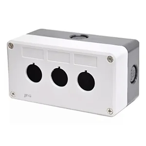 CAIXA PARA BOTOEIRA 22,5MM 3 FUROS BMX103 CINZA JNG