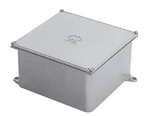 CAIXA DE PASSAGEM 300 X 300 X 100 ALUMINIO WETZEL