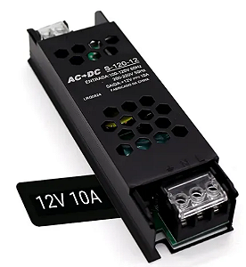 FONTE CHAVEADA SLIM 10A 12V