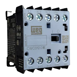 MINI CONTATOR TRIPOLAR 12A NF 220VCA CWC012-01-30V26 WEG