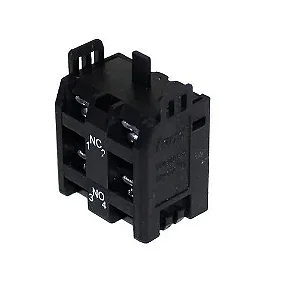 BLOCO DE CONTATO AUXILIAR 1NA + 1NF PARA BOTÃO TN2 (TN2-C) METALTEX