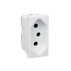 MODULO TOMADA 10A 2P+T-250V 615040 BC 1MD P/PLUS PIAL