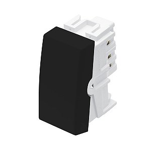MODULO INTERRUPTOR PARALELO PRETO 16A/250V 4029 HABITAT FAME