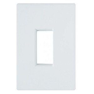 PLACA 1 POSTO VERTICAL 4X2 BRANCA LIZ TRAMONTINA