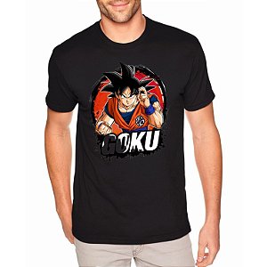 Camisa Masculina Camiseta Goku Dragon Ball Z
