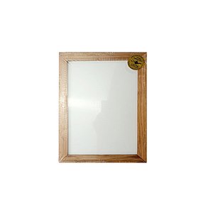 (A) Moldura De Madeira Rústica Natural 15x20 Com Papel Sublimático Aladim Brindes (01 Unidade)