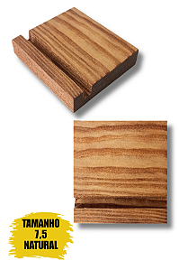 Kit Suporte De Madeira Natural Mini 7,5 cm Aladim Brindes (05 Unidades)