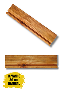 Kit Suporte De Madeira Natural 30cm Aladim Brindes (05 Unidades)