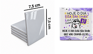 kit Azulejo Resinado brilho 7,5x7,5 *imã* Aladim Brindes (05 Unidades)