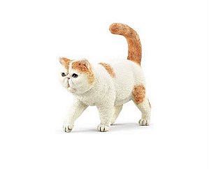 Figura Collecta - Gato Pelo Curto - 6cm De Comprimento