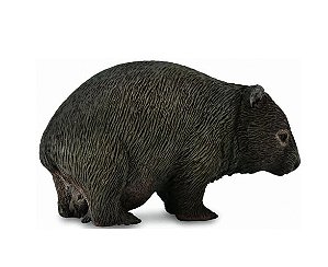 Figura Collecta - Wombat com bebê - 6cm De Comprimento
