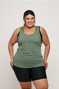 Regata Fitness Plus Size Feminina