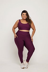 Conjunto Legging com bolso Plus Size