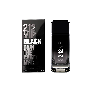 212 VIP Black Carolina Herrera Eau de Parfum - Perfume Masculino