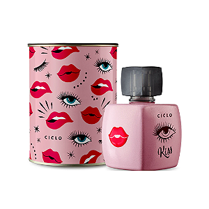 Kiss Ciclo Cosméticos Deo Colônia Lata - Perfume Feminino 100ml