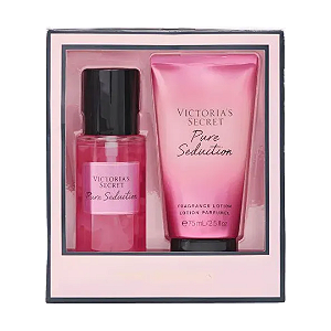 Kit Mini Loção + Splash Victoria's Secret Pure Seducion 75ml