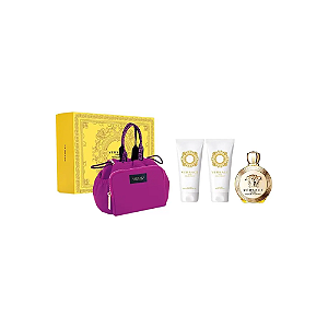 Kit Versace Eros Pour Femme - Perfume Feminino com 4 Peças