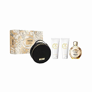 Kit Versace Eros Pour Femme - Perfume Feminino com 4 Peças
