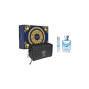 Kit Versace Pour Homme Edt - Masculino com Necessarie 3 peças