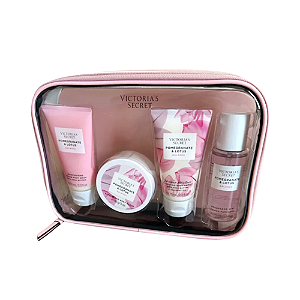 Kit Victoria's Secret Pomegranate & Lotus Balance 75ml - 5 peças