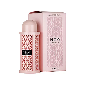 Rave Now Women Lattafa - Perfume Feminino Árabe 100ml (Ref. Olfativa Burberry Her)