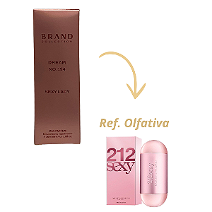 Brand Collection 194 Sexy Lady - Perfume Feminino 30ml (Ref. Olfativa 212 Sexy)