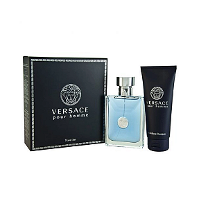 Kit Versace Pour Homme Eau de Toilette Masculino 100ml + Shampoo 100ml