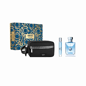 Kit Pour Homme Versace Eau de Toilette com Necessaire 3 peças