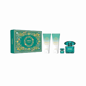 Kit Versace Crystal Emeralda 4 peças