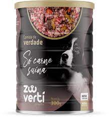 Só carne suína - Lata 300g Zooverti (Papapet)