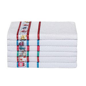 Kit Pano de Copa - New Copa Chef com 6 unidades
