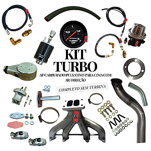 KIT TURBO AP CARBURADO PULSATIVO PARA CIMA COM AR/DIREÇÃO
