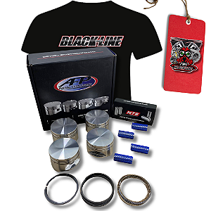 KIT PISTAO AFP 800CV + PINOS MTR + ANEIS AP 1.8 81,00MM TOPO RETO