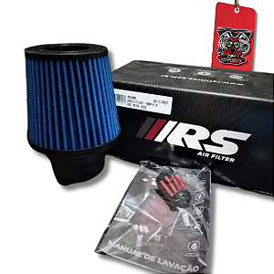 FILTRO DE AR UNIVERSAL DUPLO FLUXO MULTI100 AZUL - RS FILTER