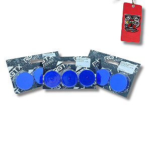 KIT SELOS DO BLOCO MOTOR AP EM ALUMINIO AZUL - RGTX