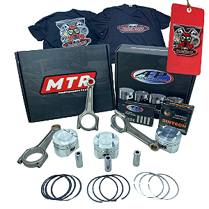 KIT FORJADO UP TSI PISTÃO AFP + PINOS + ANEIS SINTECH + BIELAS MTR 600CV