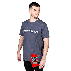 CAMISETA AZUL MESCLA FT - FUELTECH