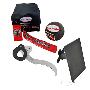 KIT COLMPLETO PARAQUEDAS SPORT MACHINE +  SUPORTE LONGO AG + ALAVANCA AG