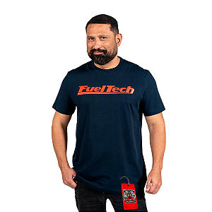CAMISETA AZUL MARINHO FT VERMELHO  - FUELTECH